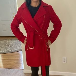 Michael Kors Red Peacoat XS Excellent condition